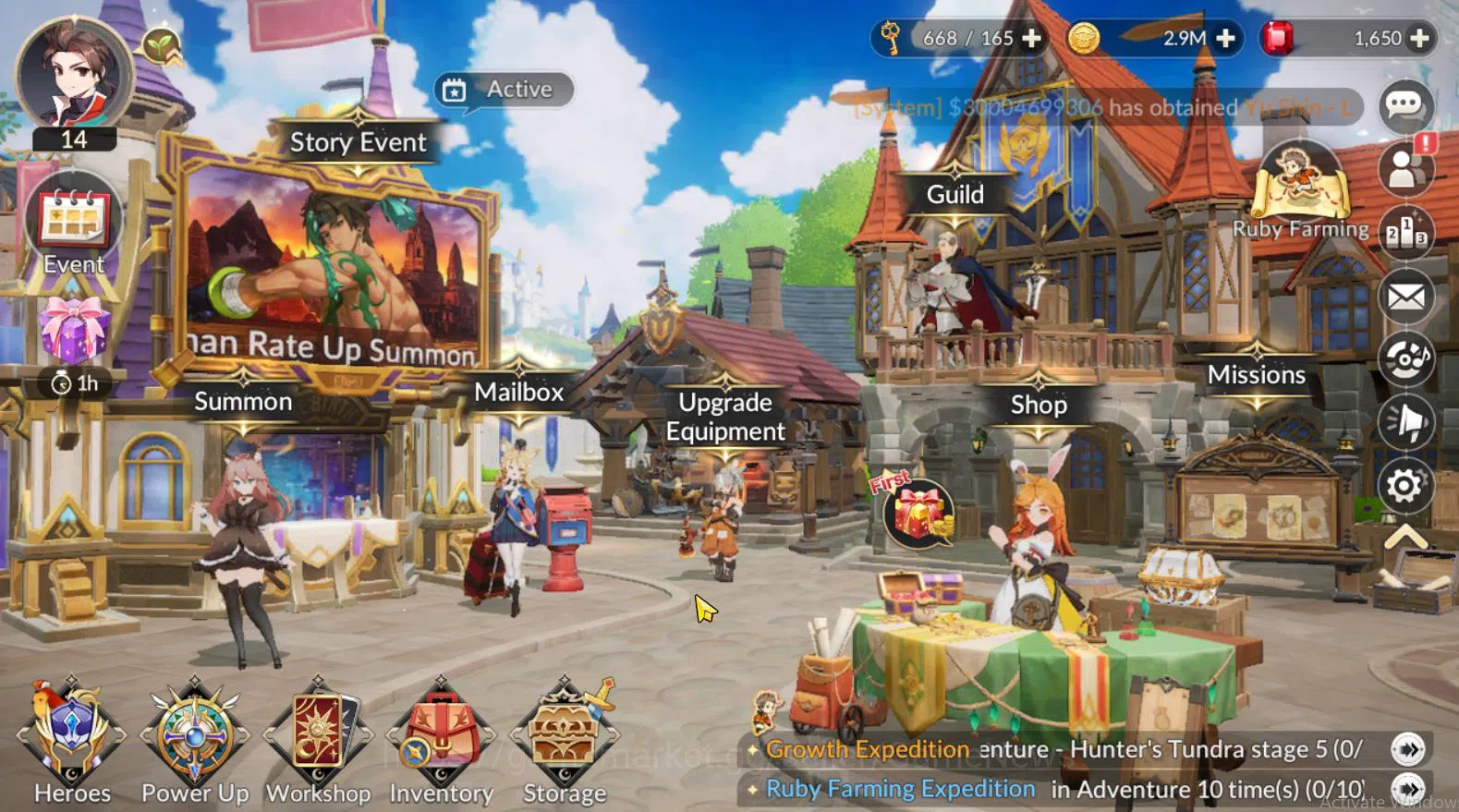 Seven Knights Re:Birth Accounts Global|8 Legendary(Rin 6S + Ace 6S + Taka 6S + Rac image 12