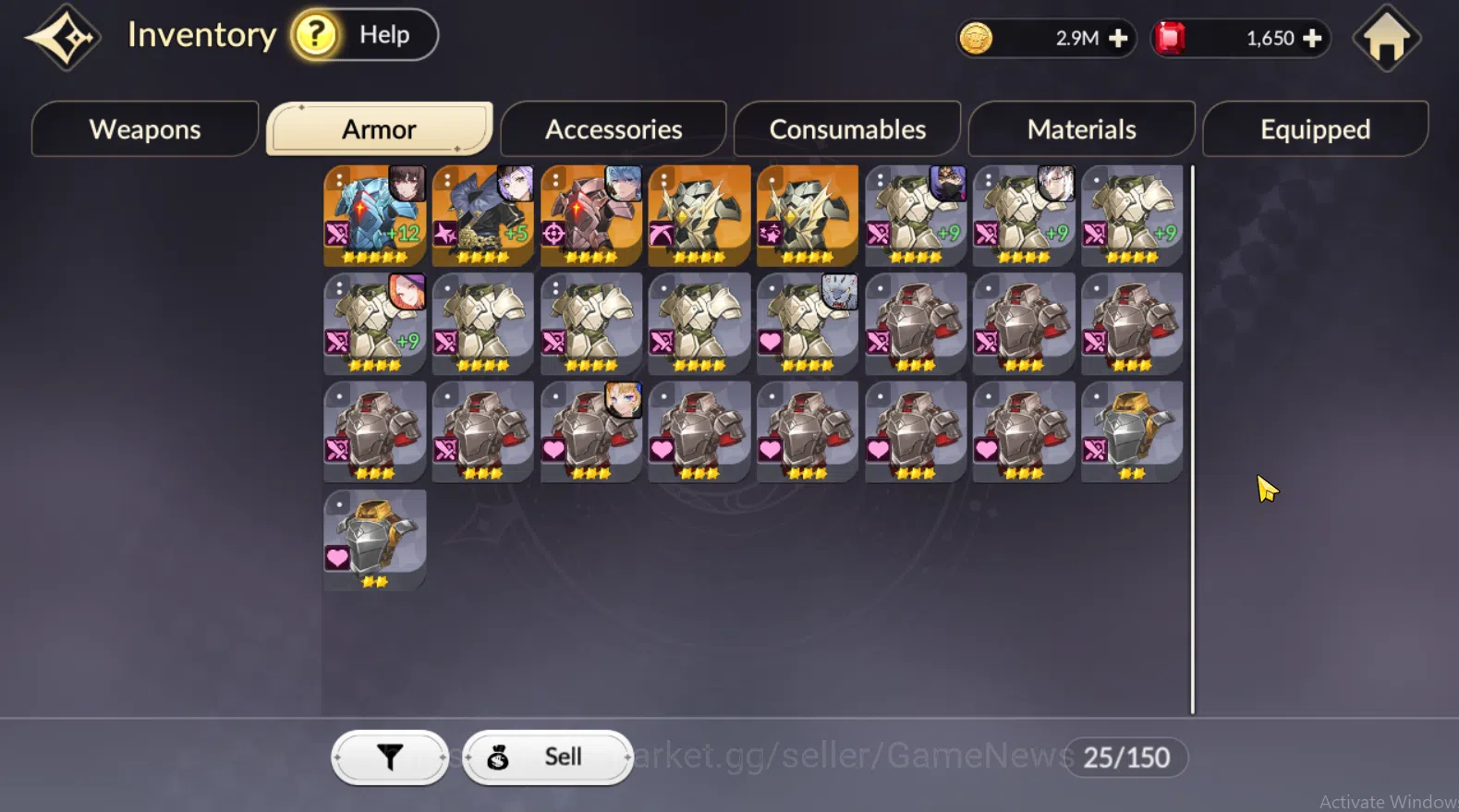 Seven Knights Re:Birth Accounts Global|8 Legendary(Rin 6S + Ace 6S + Taka 6S + Rac image 7