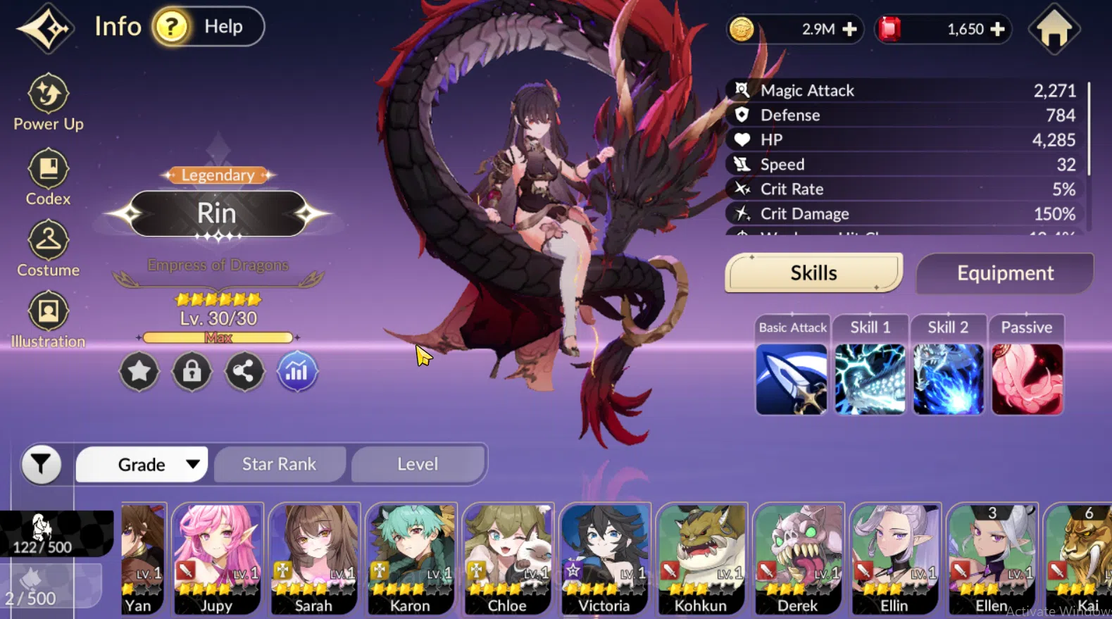 Seven Knights Re:Birth Accounts Global|8 Legendary(Rin 6S + Ace 6S + Taka 6S + Rac image 9