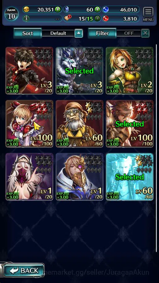 Last Cloudia Accounts Low-End Global|Starter Rank 10 |Vergil,GH Adel,MB Rei,Etc + 9 SSR Ark|Code Only|Check SS(LC928)