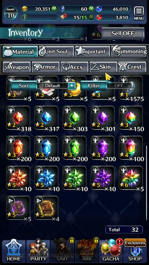 Last Cloudia Accounts Low-End Global|Starter Rank 10 |Vergil,GH Adel,MB Rei,Etc + 9 SSR Ark|Code Only|Check SS(LC928) 8
