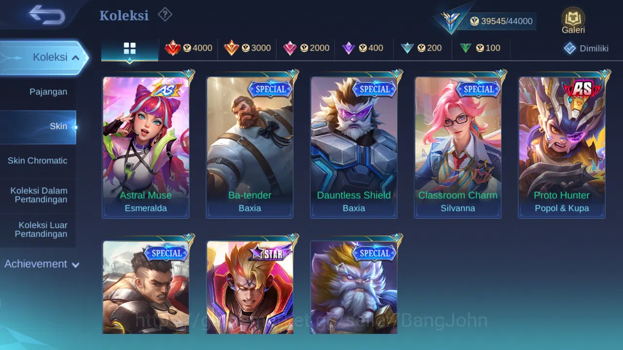 Mobile Legends: Bang Bang Accounts Hero 85 Skin 160 | KOF Karina | CC Nata | Luckybox image 12