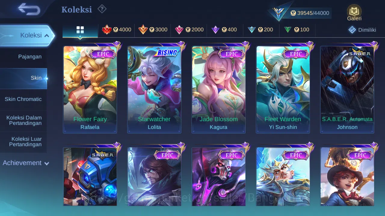 Mobile Legends: Bang Bang Accounts Hero 85 Skin 160 | KOF Karina | CC Nata | Luckybox image 5