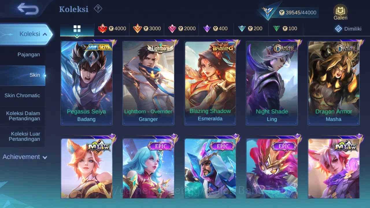Mobile Legends: Bang Bang Accounts Hero 85 Skin 160 | KOF Karina | CC Nata | Luckybox image 8