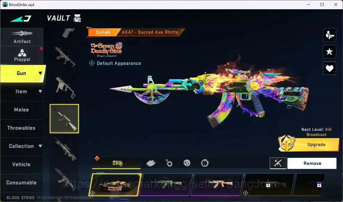 Blood Strike Accounts ASIA | ULTRA MELEE: Talon Knife | 4 7DS: AK47,M700 image 3