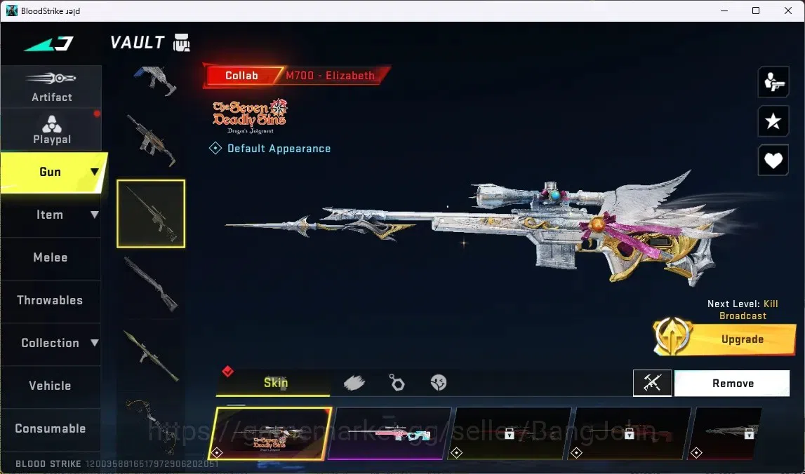 Blood Strike Accounts ASIA | ULTRA MELEE: Talon Knife | 4 7DS: AK47,M700 image 4