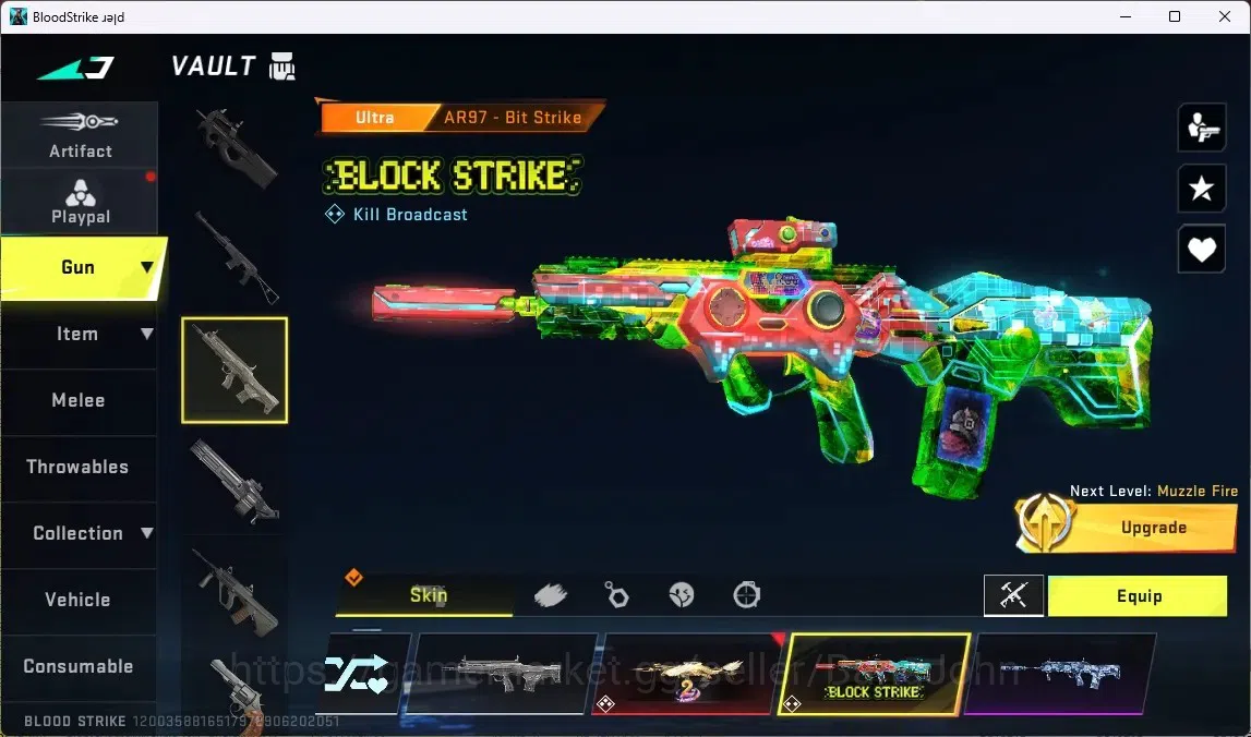 Blood Strike Accounts ASIA | ULTRA MELEE: Talon Knife | 4 7DS: AK47,M700 image 5