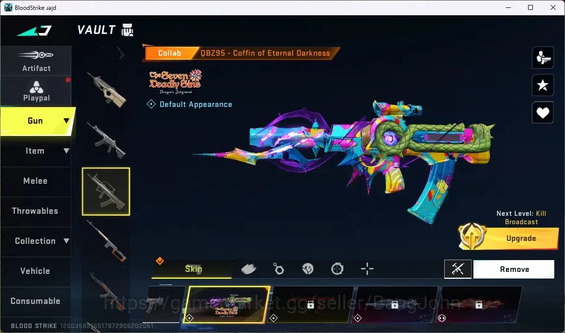 Blood Strike Accounts ASIA | ULTRA MELEE: Talon Knife | 4 7DS: AK47,M700 image 7
