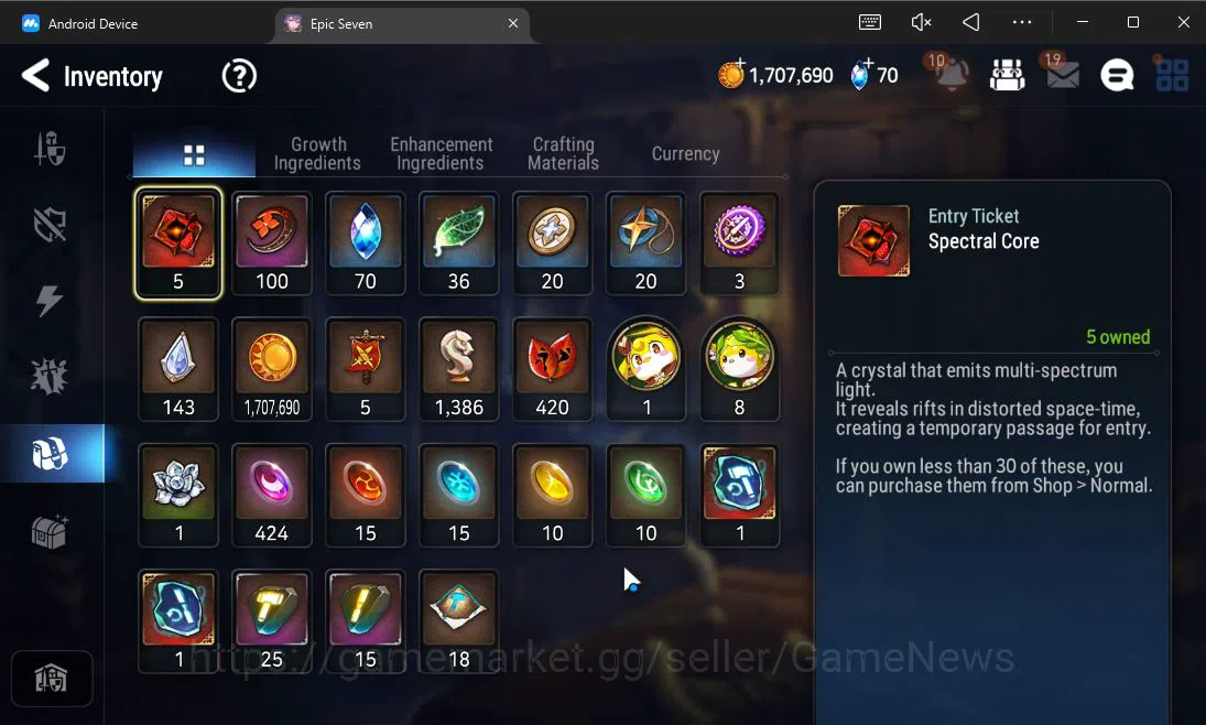 Epic Seven Accounts Starter GLOBAL UnVerif|Starter|1 ML (Conqueror Lilias)+Landy,Tenebria,Aria,Fenne,Etc|Poh ON|1,3K 18