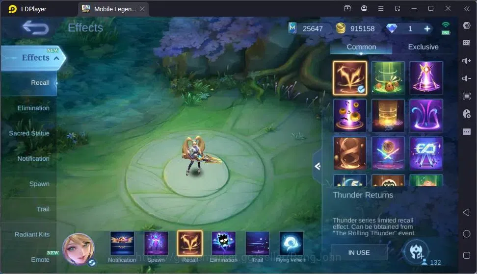 Mobile Legends: Bang Bang Accounts Global|Hero 132|Skin 360|Exalted|Collab Thamuz,Lin image 3