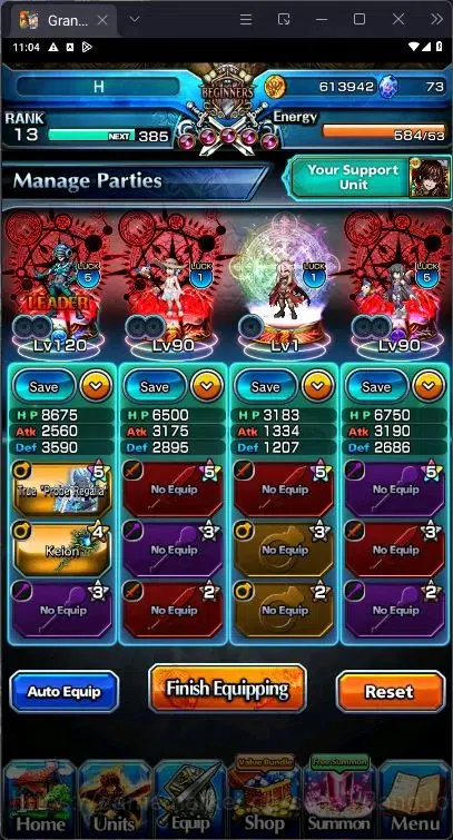 Grand Summoners Accounts [GLOBAL] Rank 13 | 4 Ascend |Houka Inumuta |Summer image 4