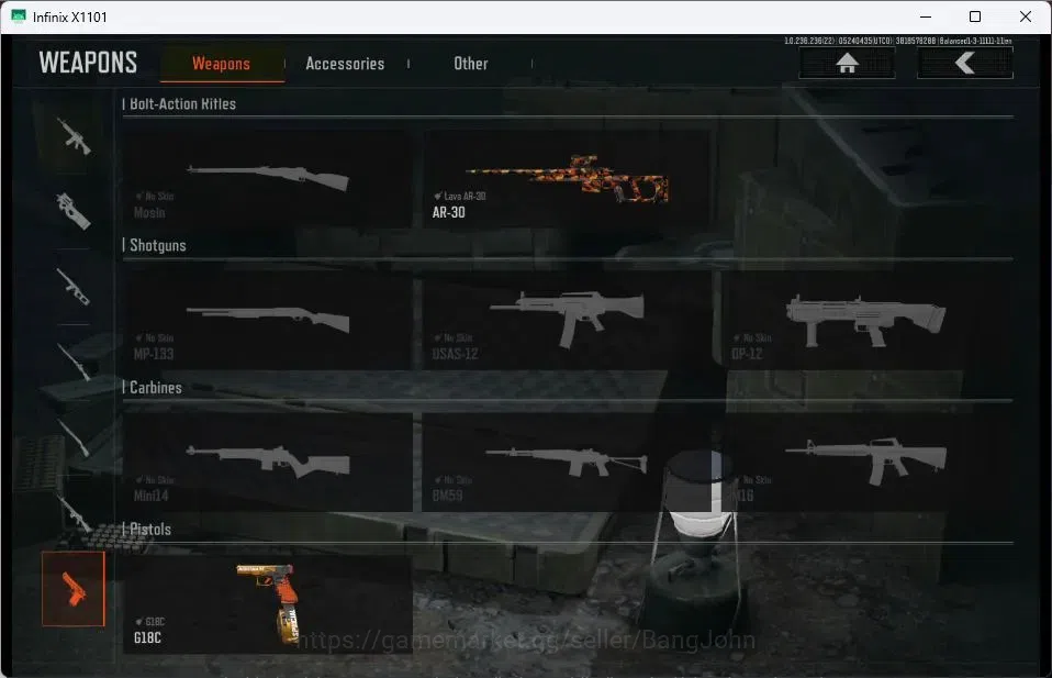 Arena Breakout Accounts Others Mobile | LV 30 | SV 7.8 M | CV 3.7 M | KP MDR, Speed SQB MDR, SS Groza, MoreFun Hoodie | more 14