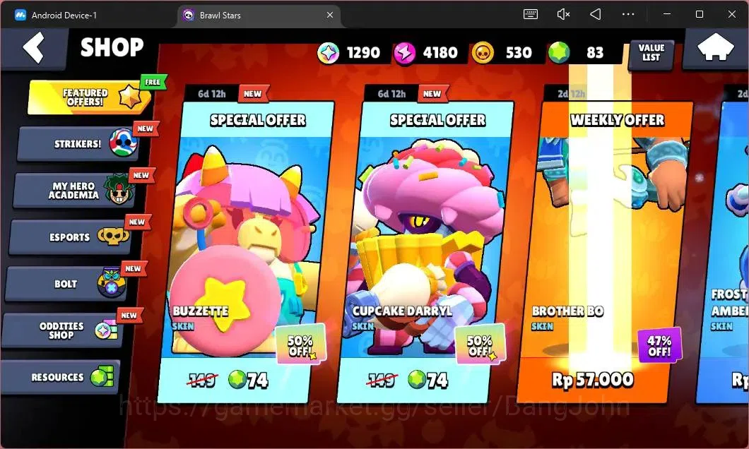 Brawl Stars Accounts Global |599 Thropy|11 Brawler|3 Max Hypercharge(Sh image 4