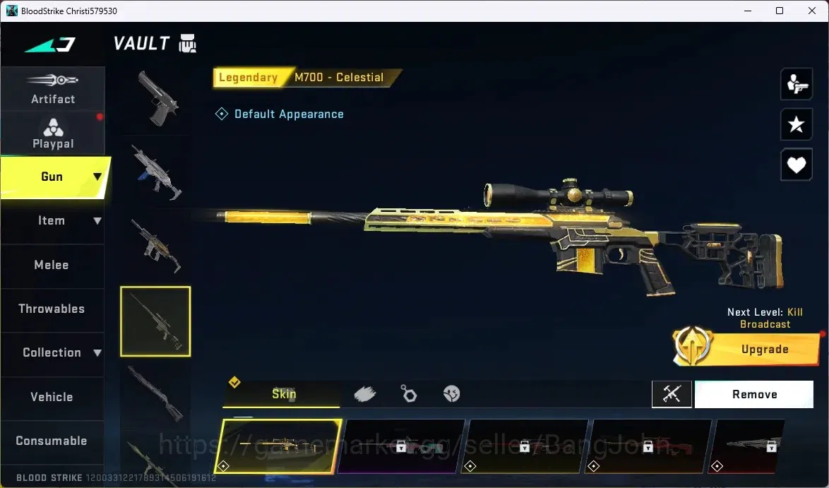 Blood Strike Accounts ASIA | ULTRA MELEE: Talon Knife-Sanctum | EVA GUN: image 2