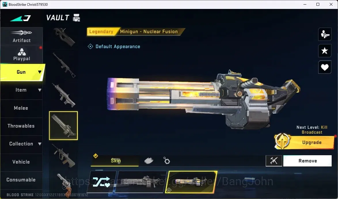 Blood Strike Accounts ASIA | ULTRA MELEE: Talon Knife-Sanctum | EVA GUN: image 3