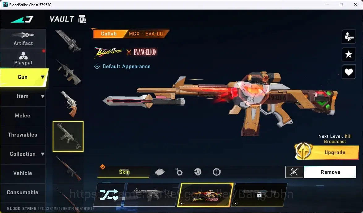 Blood Strike Accounts ASIA | ULTRA MELEE: Talon Knife-Sanctum | EVA GUN: image 4