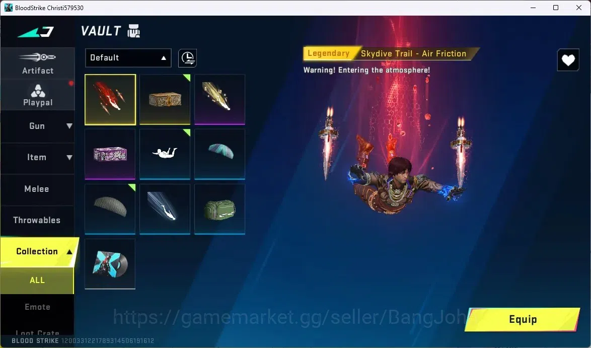 Blood Strike Accounts ASIA | ULTRA MELEE: Talon Knife-Sanctum | EVA GUN: image 6