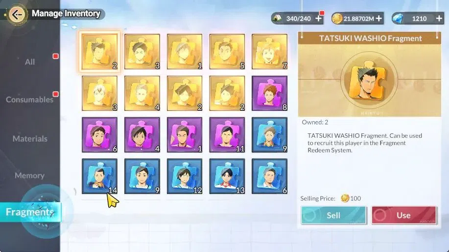 HAIKYU!! FLY HIGH Accounts SEA Lvl 59|4 SP [(Iwaizumi,Oikawa,Kuroo)+Memo,Nish image 12