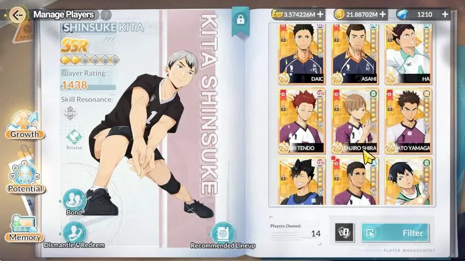 HAIKYU!! FLY HIGH Accounts SEA Lvl 59|4 SP [(Iwaizumi,Oikawa,Kuroo)+Memo,Nish image 3