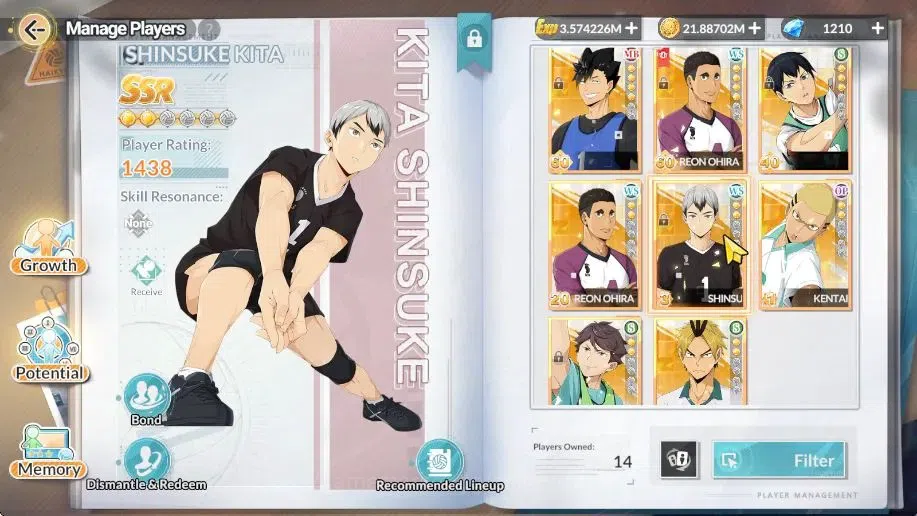 HAIKYU!! FLY HIGH Accounts SEA Lvl 59|4 SP [(Iwaizumi,Oikawa,Kuroo)+Memo,Nish image 6