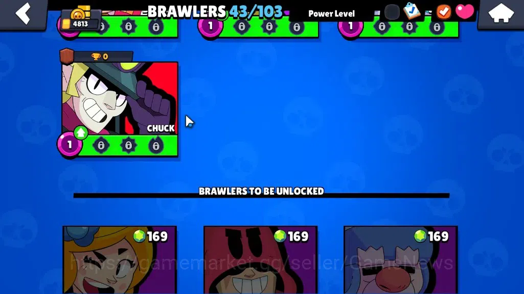 Brawl Stars Accounts 4813 Trophy|43 Brawlers 1 Max [StarrNova]|7K Bling image 14