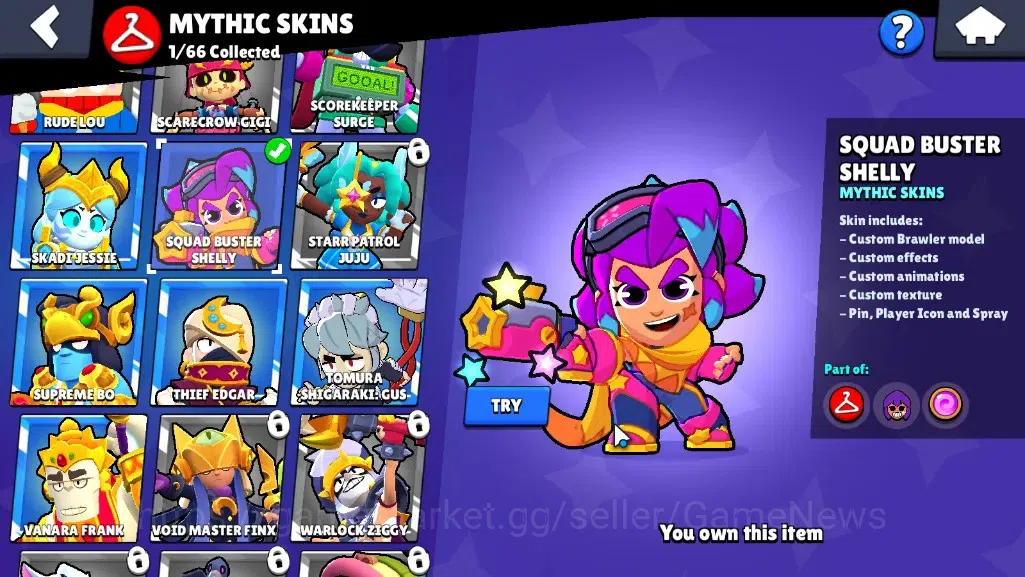 Brawl Stars Accounts 4813 Trophy|43 Brawlers 1 Max [StarrNova]|7K Bling image 16