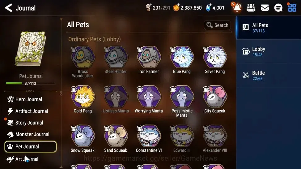 Epic Seven Accounts GLOBAL Unverif|6 ML[US Choux,SP Politis,,MKawerik, image 11