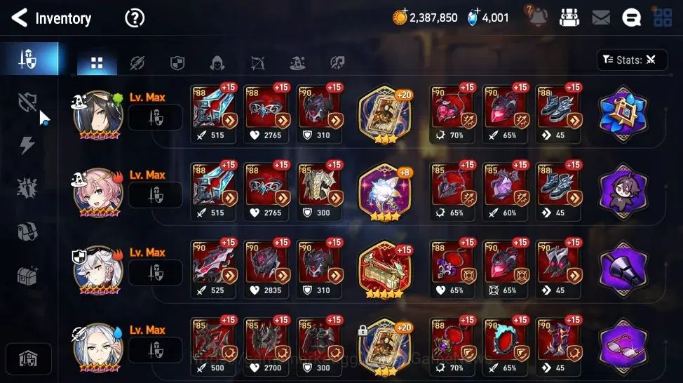 Epic Seven Accounts GLOBAL Unverif|6 ML[US Choux,SP Politis,,MKawerik, image 17