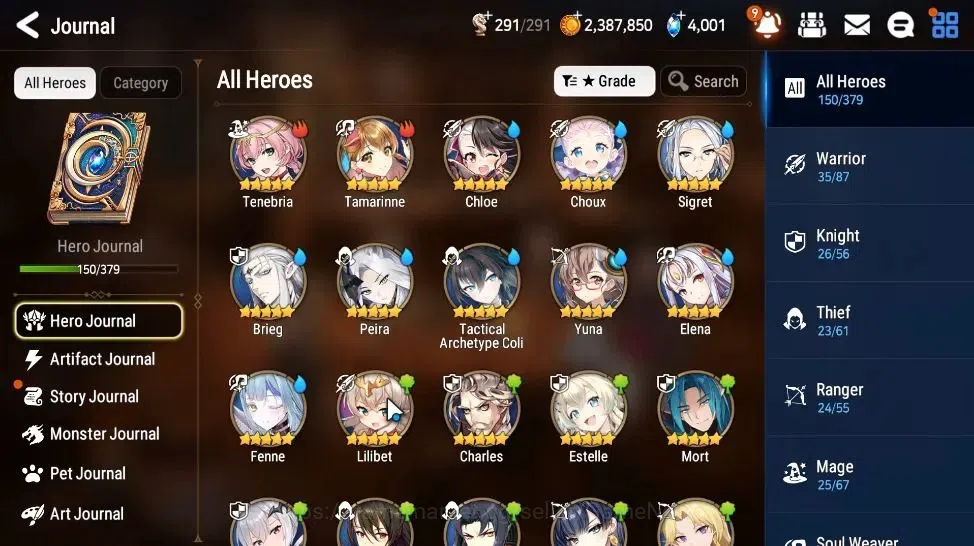 Epic Seven Accounts GLOBAL Unverif|6 ML[US Choux,SP Politis,,MKawerik, image 6