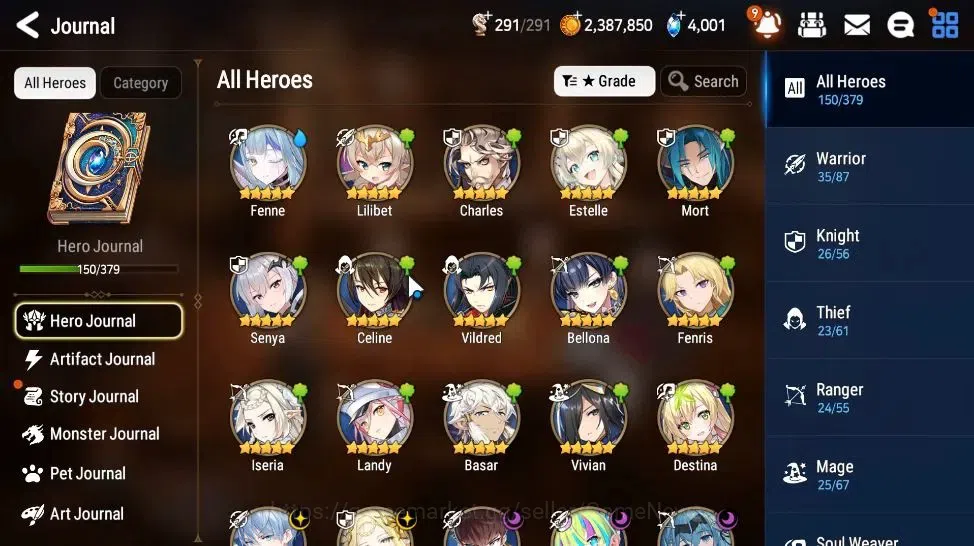 Epic Seven Accounts GLOBAL Unverif|6 ML[US Choux,SP Politis,,MKawerik, image 7