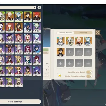 Genshin Impact Accounts Others ASIA|AR 55|Rate On|5 Limited + 1 (*5 Weapon)| Neuvillette,Nahida,Kazuha,Eula,Zhongli |Amos