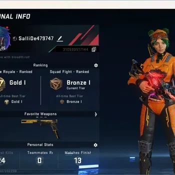 Blood Strike Accounts Collab Skin ASIA | 1 ETERNAL MELEE: Spear-Relic | Fernanfloo Strikers | 4 Legendary Guns |1 Epic Name