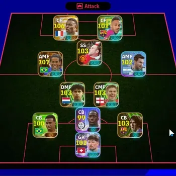 eFootball Accounts Legends & Iconic Players Android|2 Big Time Ronaldinho Gaucho,Kylian Mbappe|8 Epic Wayne Rooney,Steven