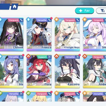 Stella Sora Accounts Global Lv 40|5 SSR, 4 Limited|(Noya T4 +Sign, Chitose +Sign, Willow, Shia, Feesia T1)+Selector ON|4 SSR