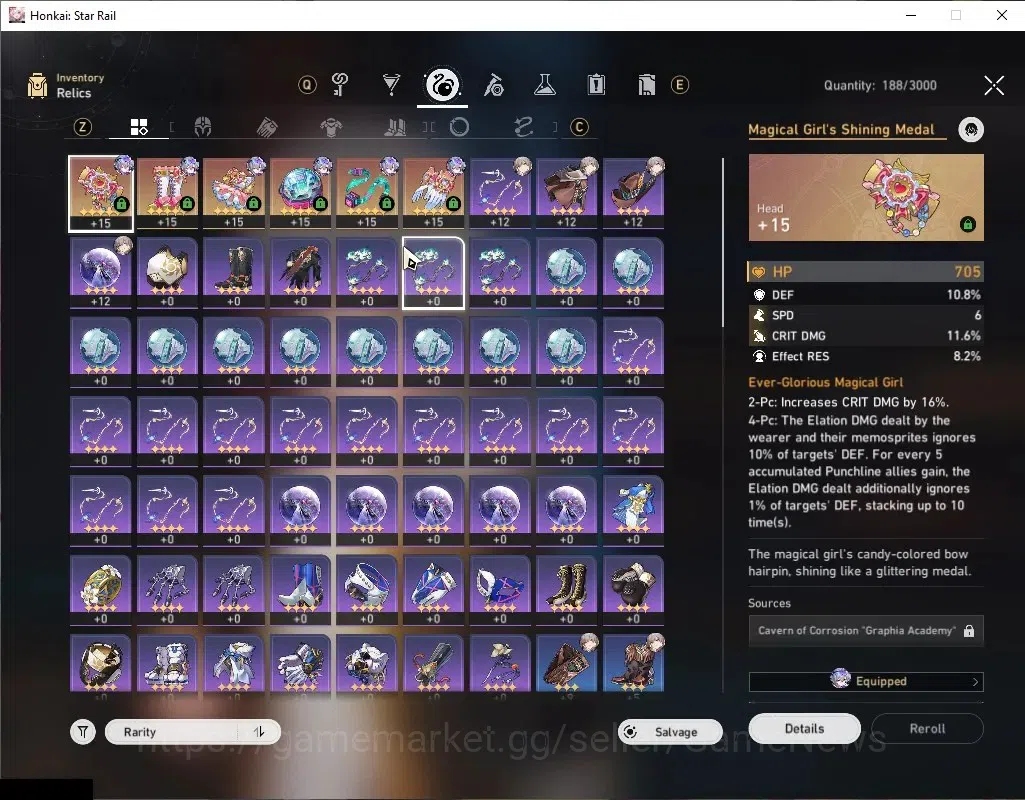 Honkai Star Rail Accounts Asia|TL 30|2 Golden Companion Spirit|2 Limited|[Si image 8