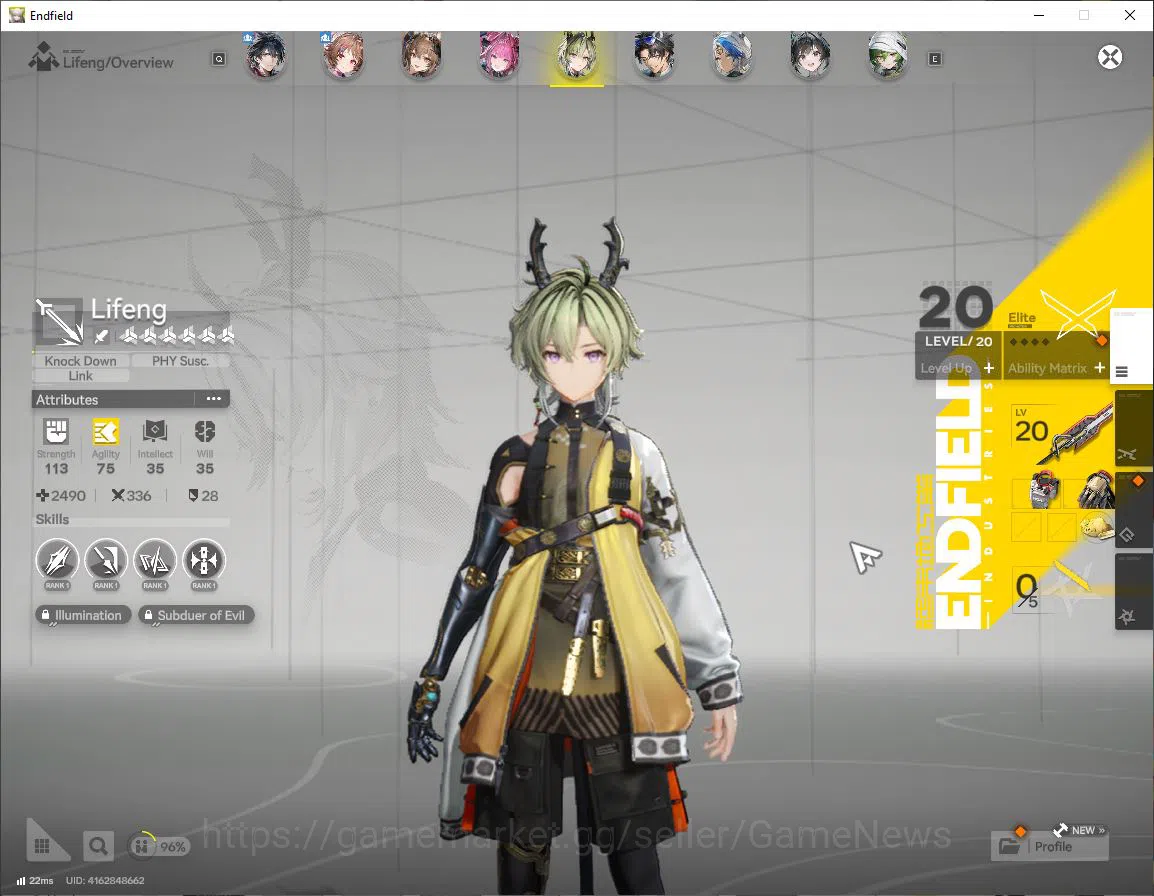 Arknights: Endfield Accounts ASIA|Lv54|SSR6(3Limit)+13(*6WP)|(Laevatain,YvonneP image 17