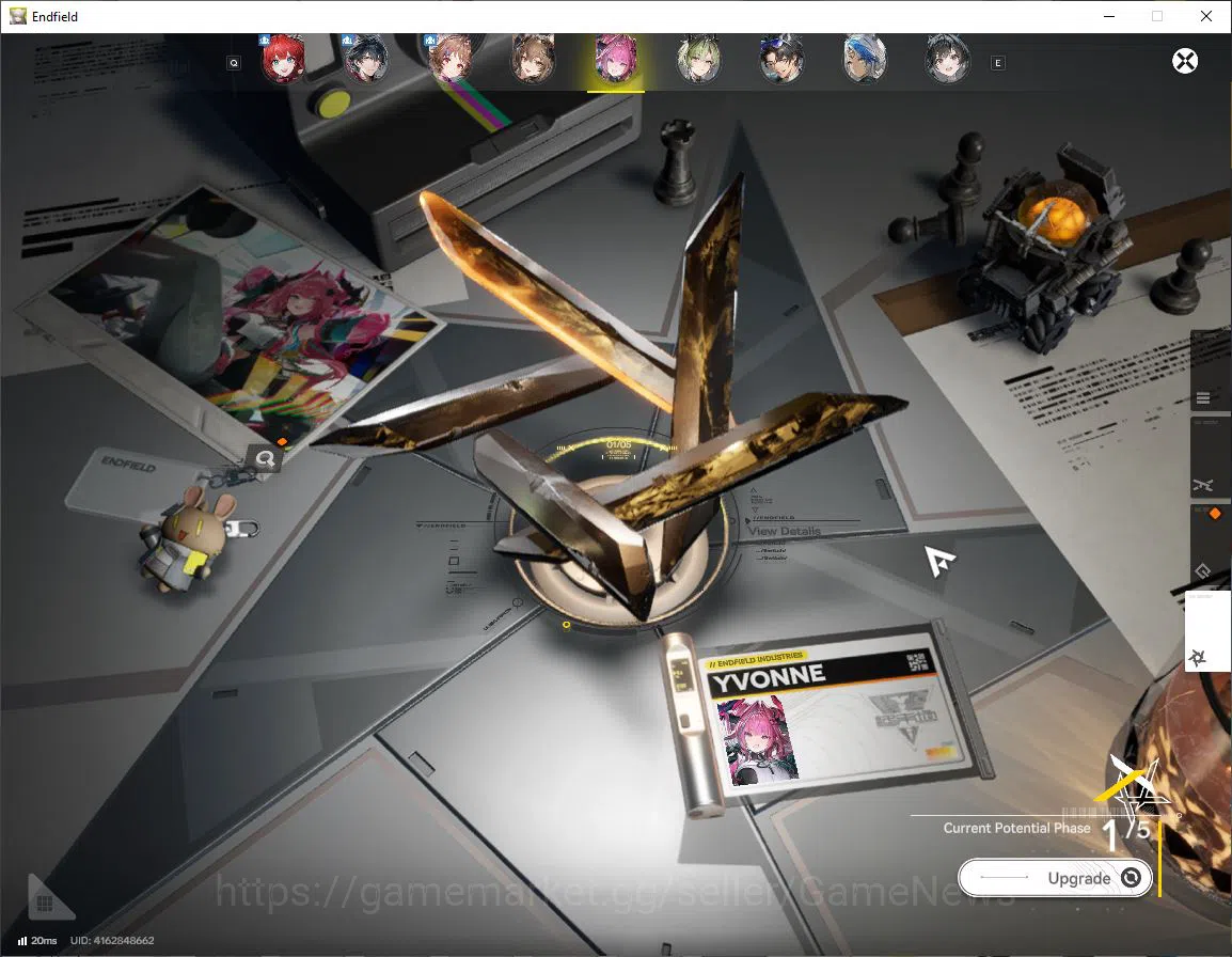 Arknights: Endfield Accounts ASIA|Lv54|SSR6(3Limit)+13(*6WP)|(Laevatain,YvonneP image 18