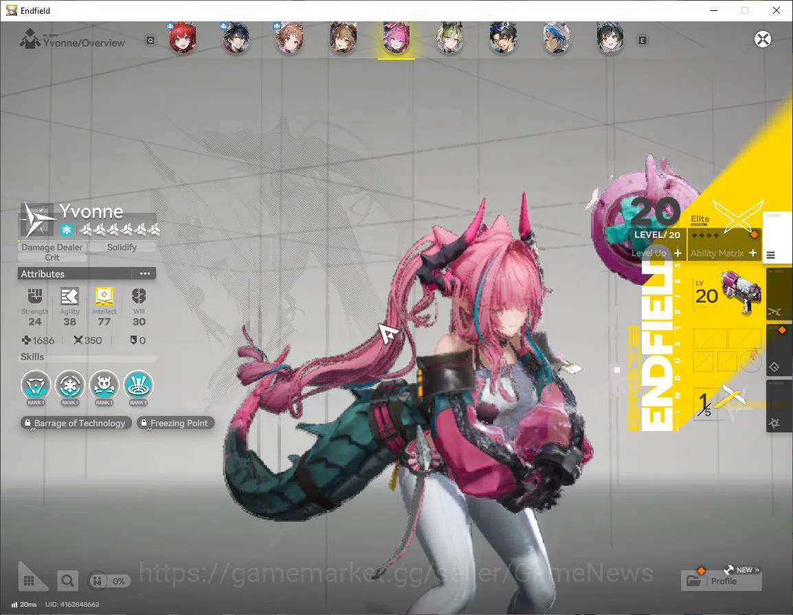 Arknights: Endfield Accounts ASIA|Lv54|SSR6(3Limit)+13(*6WP)|(Laevatain,YvonneP image 19