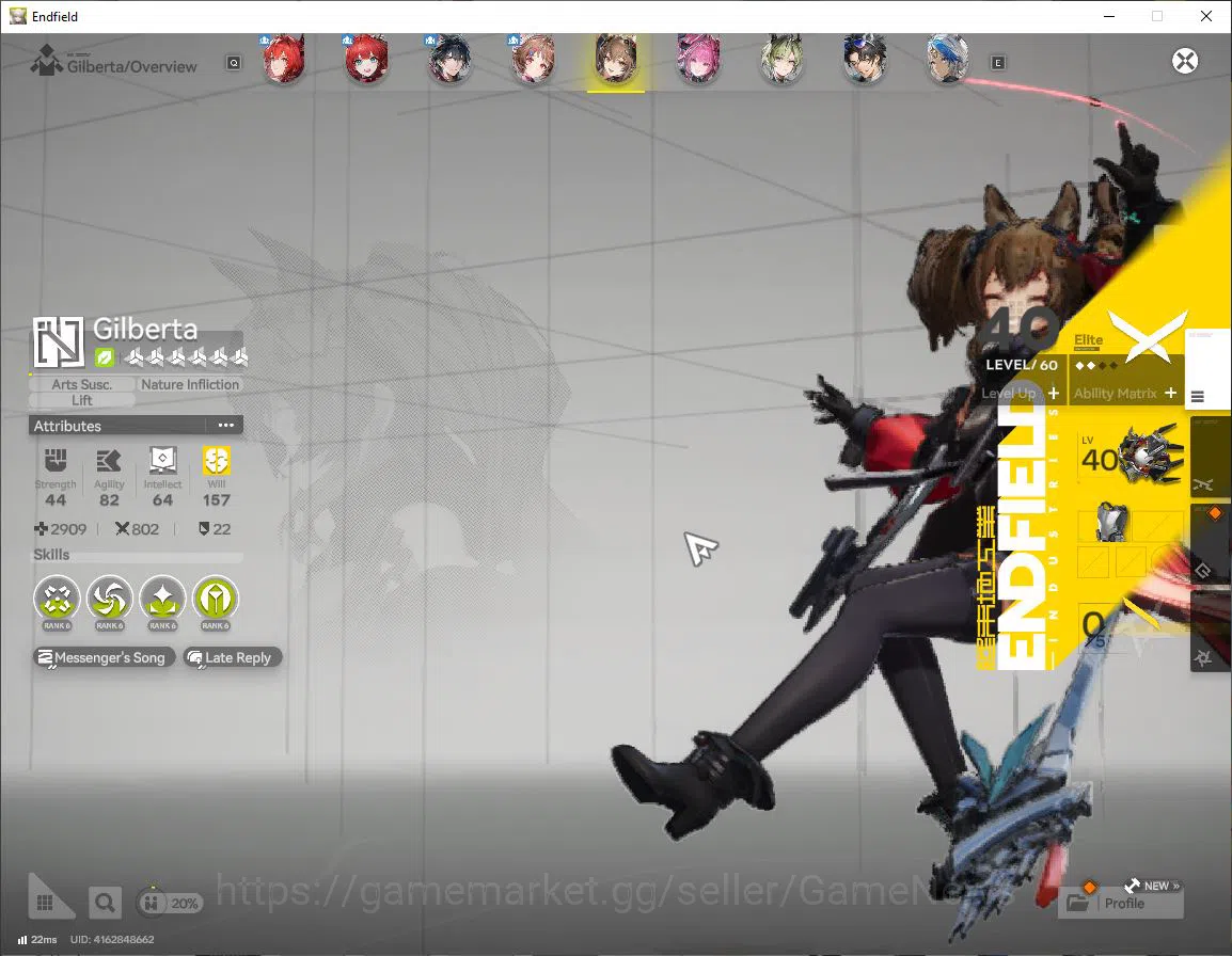 Arknights: Endfield Accounts ASIA|Lv54|SSR6(3Limit)+13(*6WP)|(Laevatain,YvonneP image 20