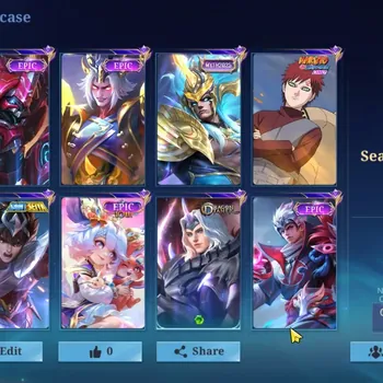 Mobile Legends: Bang Bang Accounts Others Hero 76|Skin 93|High Immo 100|Naruto Vale,Seiya Badang,10Th Nana,Venom Dyrroth,DT