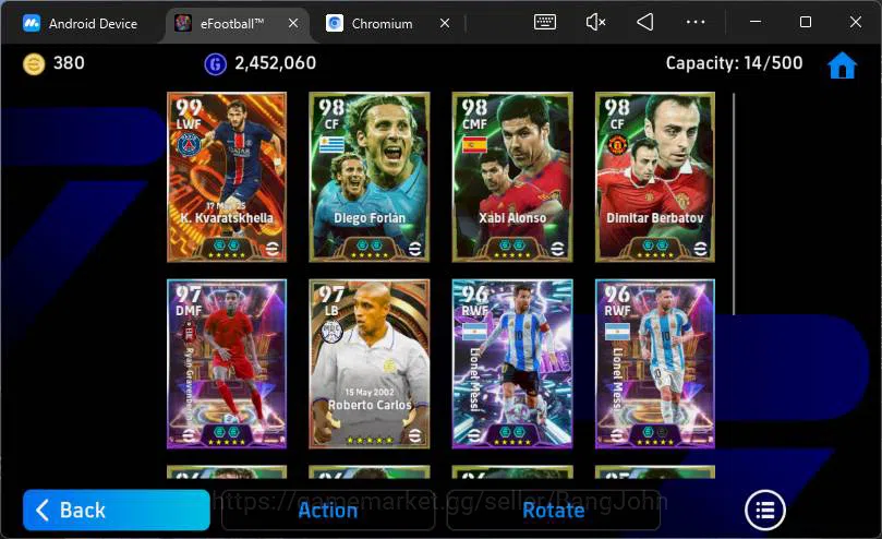 eFootball Accounts Android|Pw 3144|Kvaratskhelia Bigtime,Gravenberch  image 3