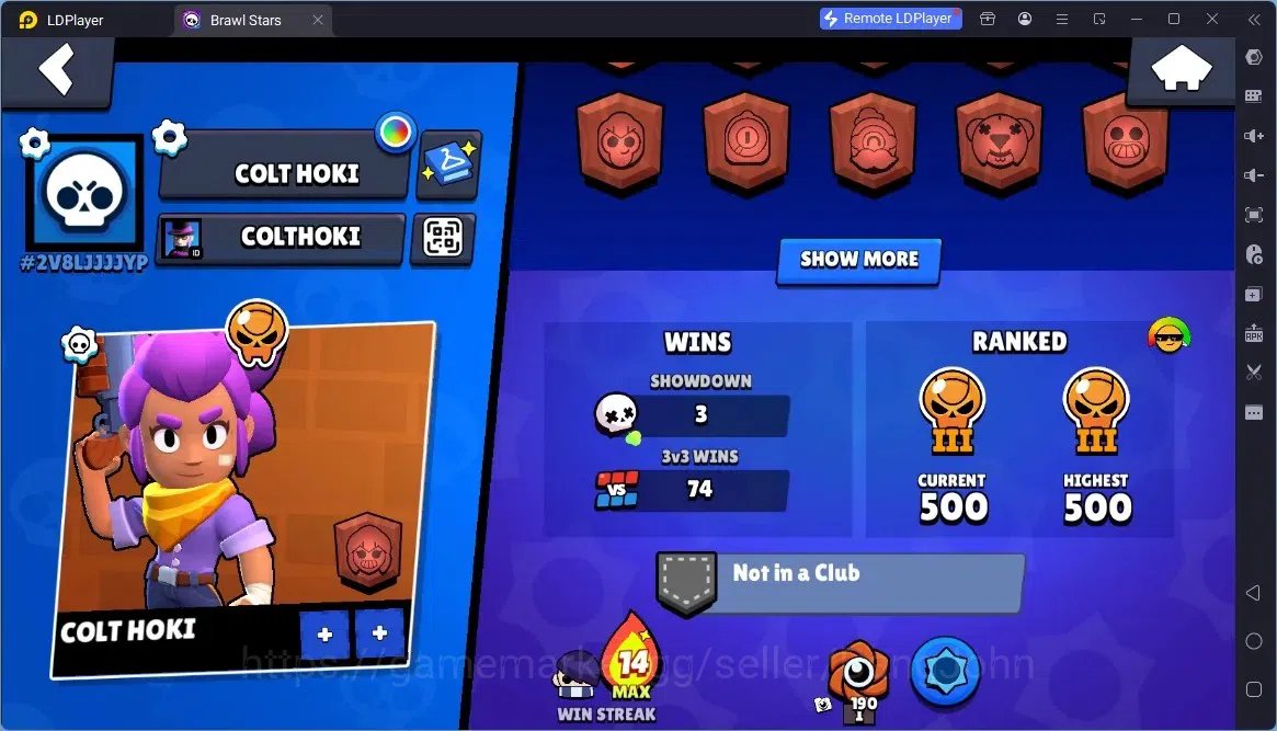 Brawl Stars Accounts Global | 4 Max WithoutHypercharge(Emz,Frank,Edgar,Sam)|1008Thropy|17Brawler|3470 Bling|5 Gems 3