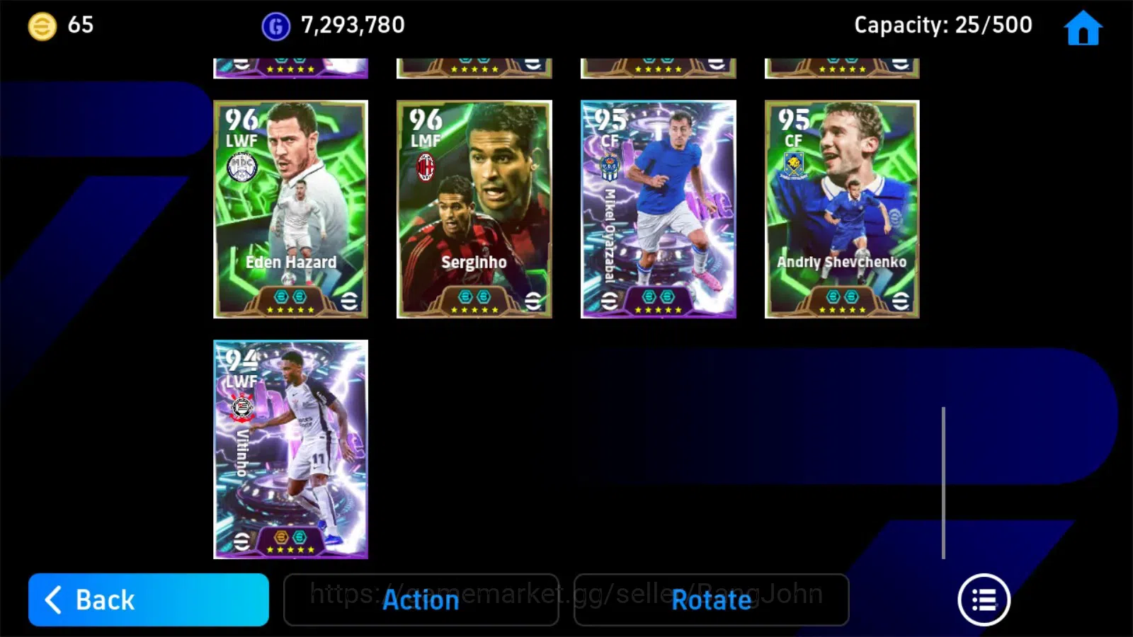 eFootball Accounts Mobile|PW 3207|Luis Figo Epic,Xavi Epic,Ronaldinho image 1