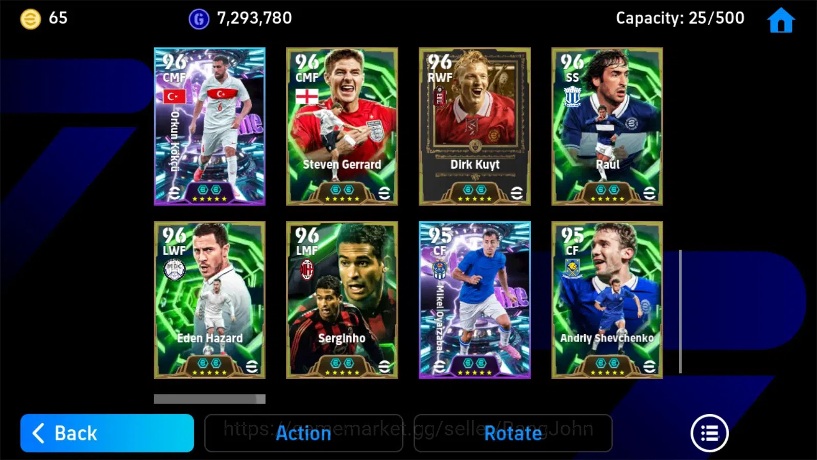 eFootball Accounts Mobile|PW 3207|Luis Figo Epic,Xavi Epic,Ronaldinho image 2