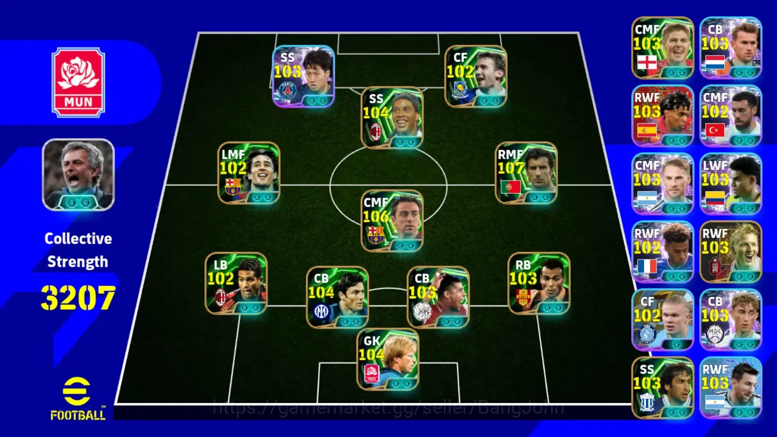 eFootball Accounts Mobile|PW 3207|Luis Figo Epic,Xavi Epic,Ronaldinho image 7