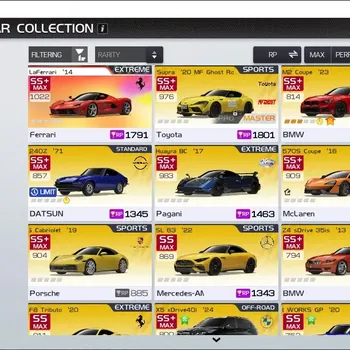 Racing Master Accounts SEA|Lv 22|1 PL Car+Collab MF Ghost|LaFerrari,GR Supra 20 MF,M2 Coupe,Huayra BC,McLaren 570S