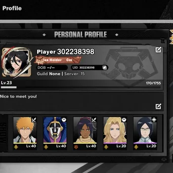 BLEACH: Soul Resonance Accounts Nuverse SEA |Starter|Lv.23| 3 SSR (Yoeuichi,Mayuri,IchigoDZ)|Log Google|Check SS BSR199B