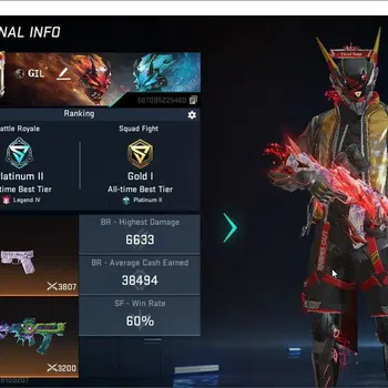 Blood Strike Accounts Others ASIA | 2 Limited Guns: RPK,AR97|2 7DS Guns|Collab Bleach & Enzo Striker|3 Ultra Guns|1 Ultra