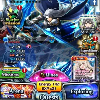 Grand Summoners Accounts End-Game Global|Rank 52|16 Ascend 11 TW (UP Roy,Frieren,Momo)+TW S Miyu,S Illya,Fern,Charlotte EoA