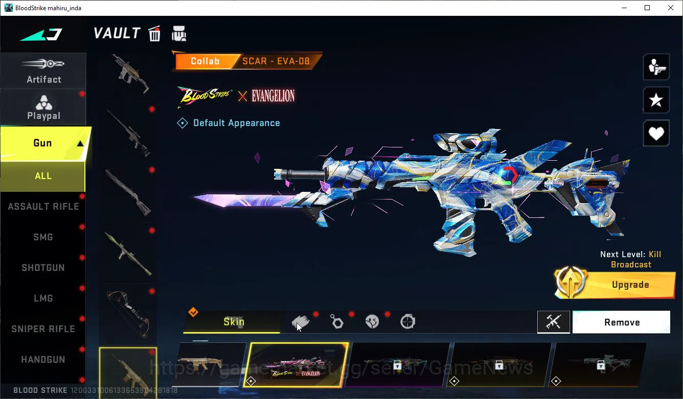 Blood Strike Accounts ASIA|Collab 7DS(Karl98,QBZ95),BLEACH Byakuya,EVA[K image 20